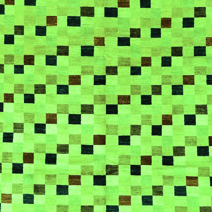 Abstract Green Modern Rug, abs45grn