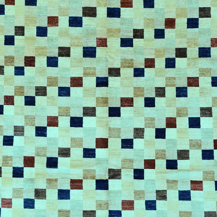 Abstract Light Blue Modern Rug, abs45lblu