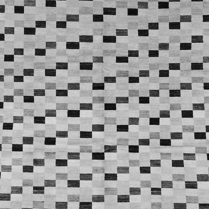 Square Machine Washable Abstract Gray Modern Rug, wshabs45gry