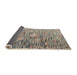 Sideview of Abstract Puce Purple Modern Rug, abs4600