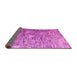 Sideview of Abstract Pink Modern Rug, abs4600pnk