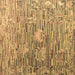 Square Machine Washable Abstract Brown Modern Rug, wshabs4600brn