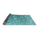 Sideview of Abstract Light Blue Modern Rug, abs4600lblu