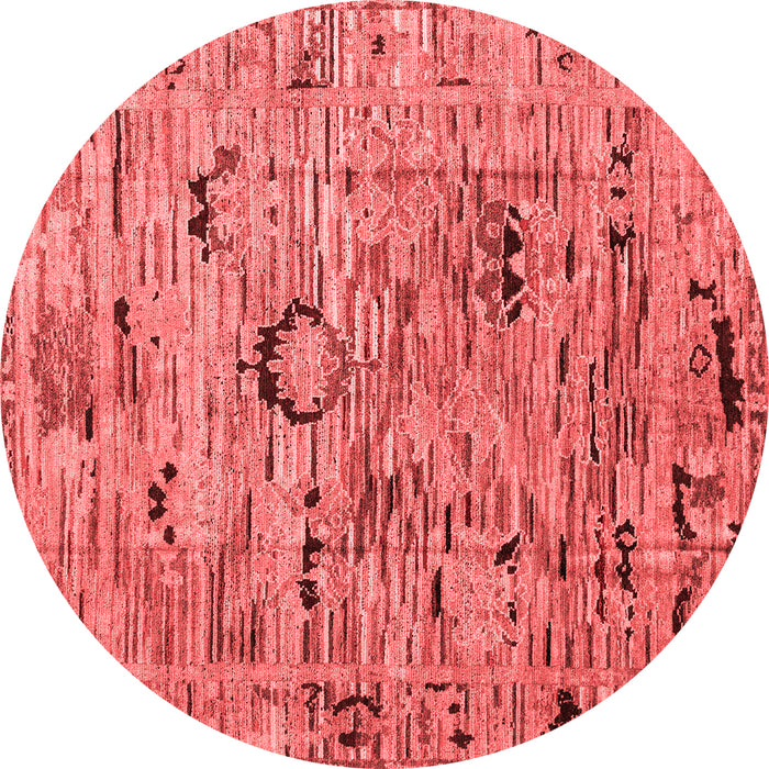 Machine Washable Abstract Red Modern Rug, wshabs4601red
