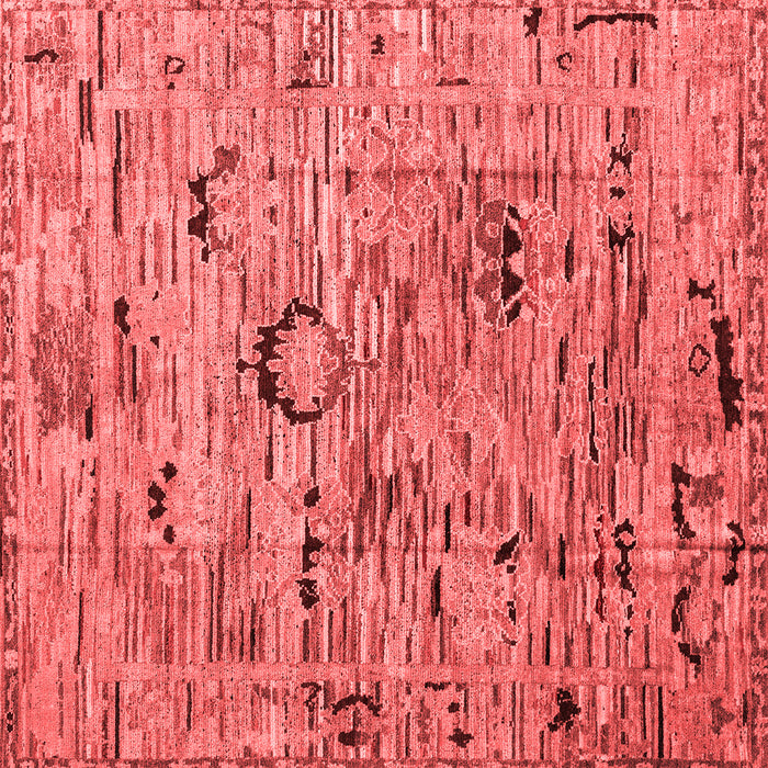 Machine Washable Abstract Red Modern Rug, wshabs4601red
