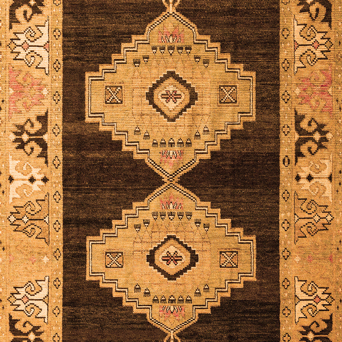 Machine Washable Abstract Orange Modern Area Rugs, wshabs4602org