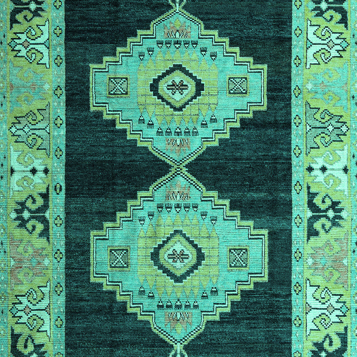 Abstract Turquoise Modern Rug, abs4602turq