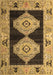 Machine Washable Abstract Brown Modern Rug, wshabs4602brn