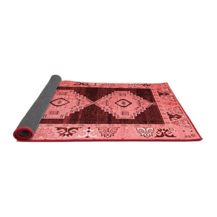 Abstract Red Modern Area Rugs