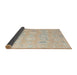 Sideview of Abstract Brown Modern Rug, abs4603