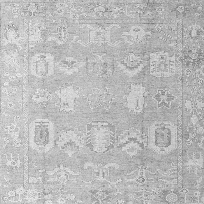 Square Machine Washable Abstract Gray Modern Rug, wshabs4603gry