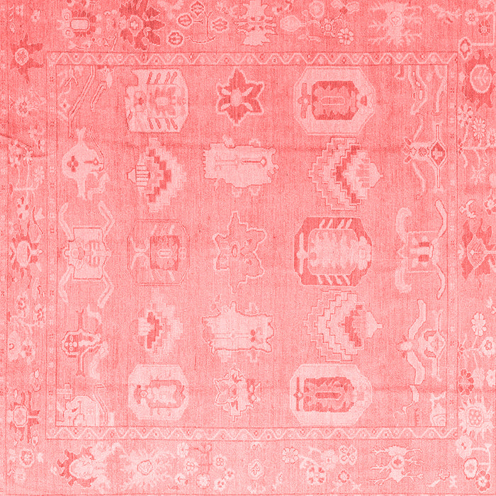 Machine Washable Abstract Red Modern Rug, wshabs4603red