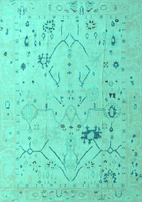 Oriental Turquoise Traditional Rug, abs4604turq