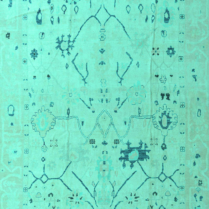 Oriental Turquoise Traditional Rug, abs4604turq