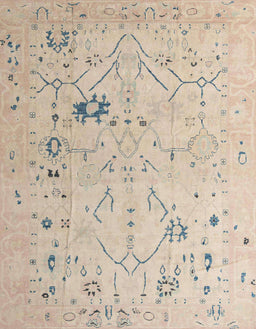 Abstract Pastel Orange Oriental Rug, abs4604