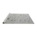 Sideview of Machine Washable Oriental Gray Traditional Rug, wshabs4604gry