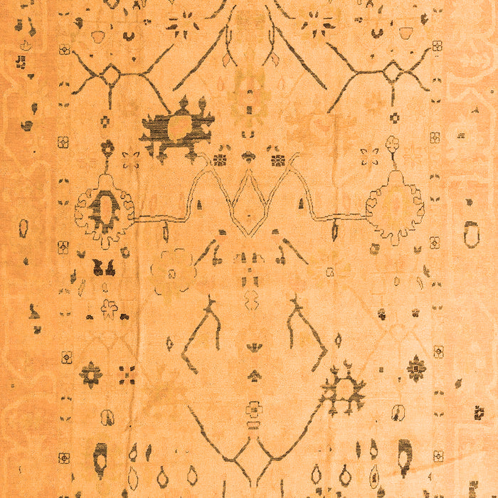 Oriental Orange Traditional Rug, abs4604org