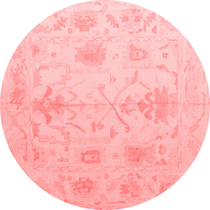 Machine Washable Oriental Red Traditional Rug, wshabs4605red