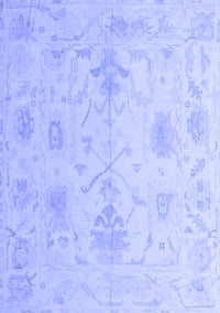 Oriental Blue Traditional Rug, abs4605blu