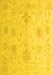 Oriental Yellow Traditional Rug, abs4605yw