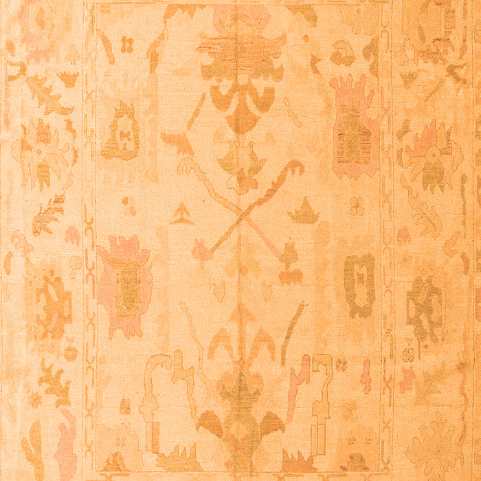 Oriental Orange Traditional Rug, abs4605org