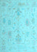 Oriental Light Blue Traditional Rug, abs4605lblu