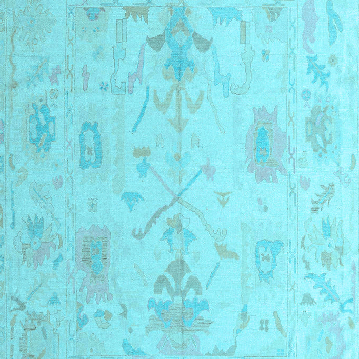 Oriental Light Blue Traditional Rug, abs4605lblu