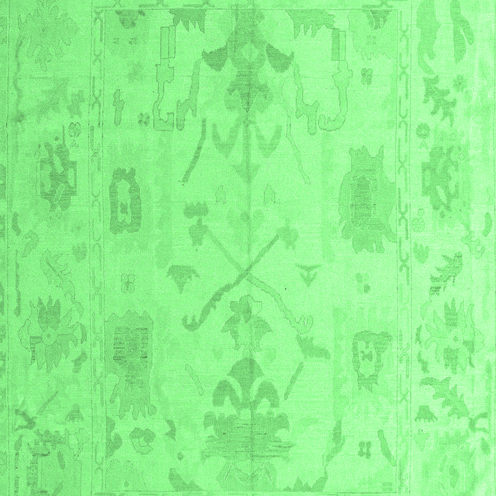 Oriental Emerald Green Traditional Rug, abs4605emgrn