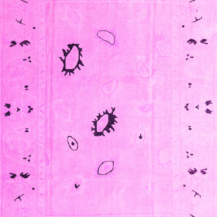 Machine Washable Solid Pink Modern Rug, wshabs4606pnk