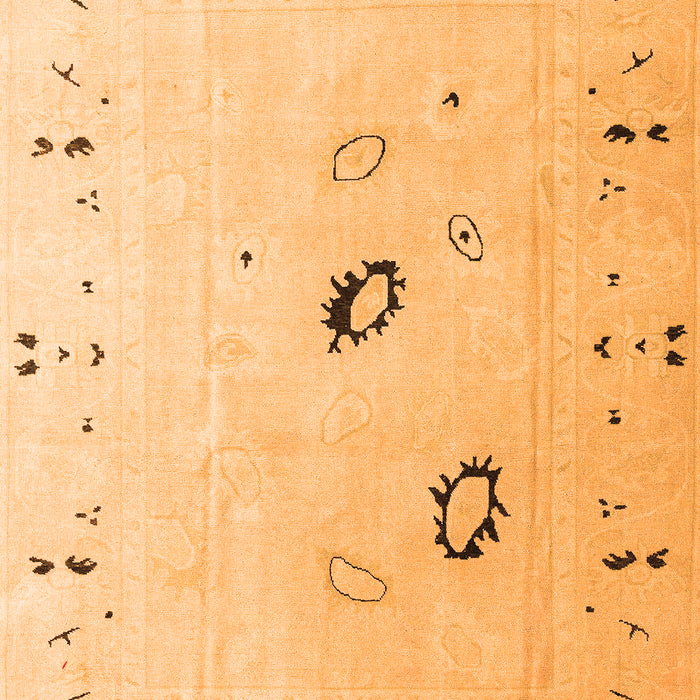 Solid Orange Modern Rug, abs4606org