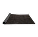 Sideview of Abstract Gray Modern Rug, abs4607