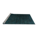 Sideview of Machine Washable Abstract Light Blue Modern Rug, wshabs4607lblu