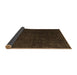 Sideview of Abstract Brown Modern Rug, abs4607brn