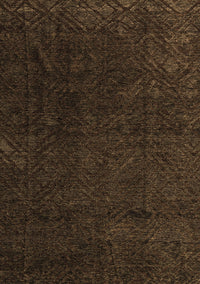 Abstract Brown Modern Rug, abs4607brn