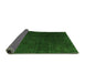 Sideview of Abstract Green Modern Rug, abs4607grn