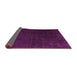 Sideview of Abstract Pink Modern Rug, abs4607pnk