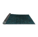 Sideview of Abstract Light Blue Modern Rug, abs4607lblu