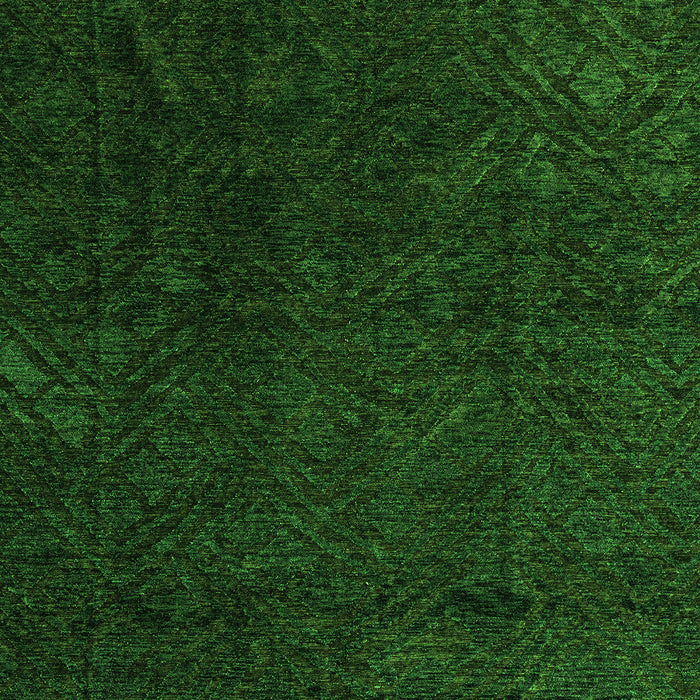 Machine Washable Abstract Green Modern Area Rugs, wshabs4607grn