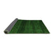 Sideview of Abstract Green Modern Rug, abs4608grn