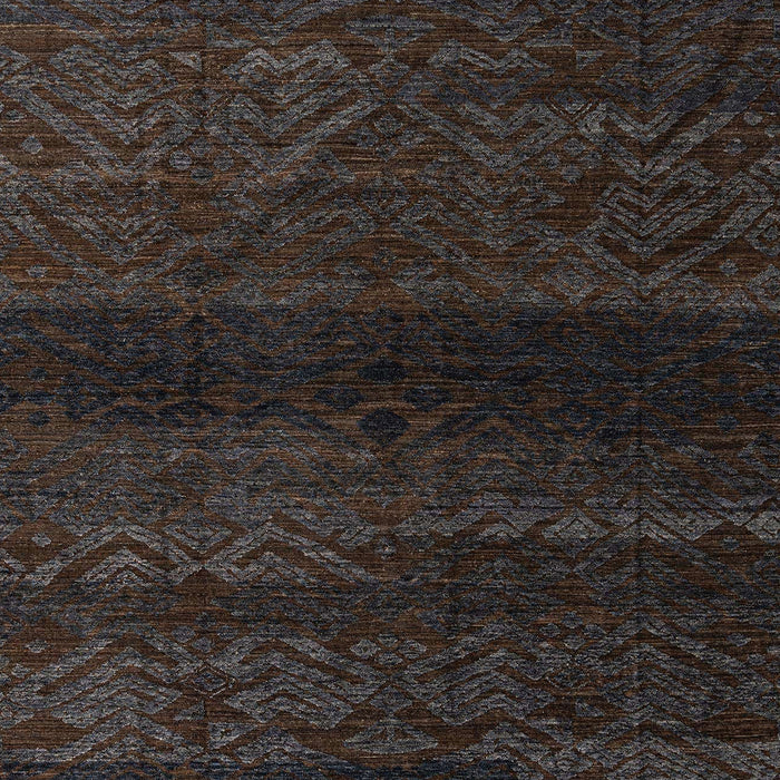 Machine Washable Abstract Black Rug, wshabs4608