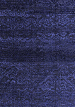 Abstract Blue Modern Rug, abs4608blu