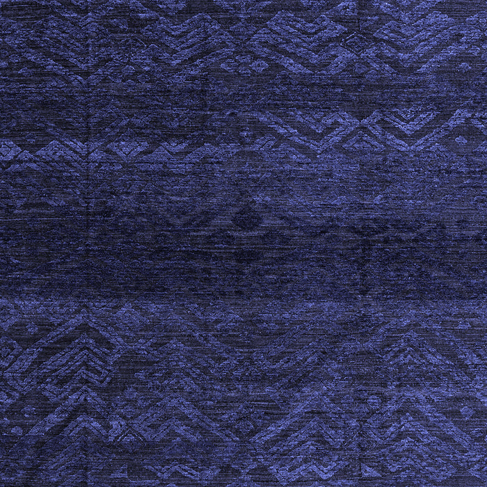 Abstract Blue Modern Rug, abs4608blu