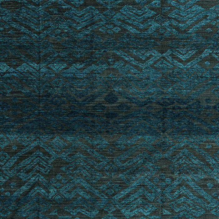 Machine Washable Abstract Light Blue Modern Rug, wshabs4608lblu