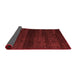 Abstract Red Modern Area Rugs