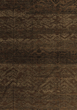 Abstract Brown Modern Rug, abs4608brn