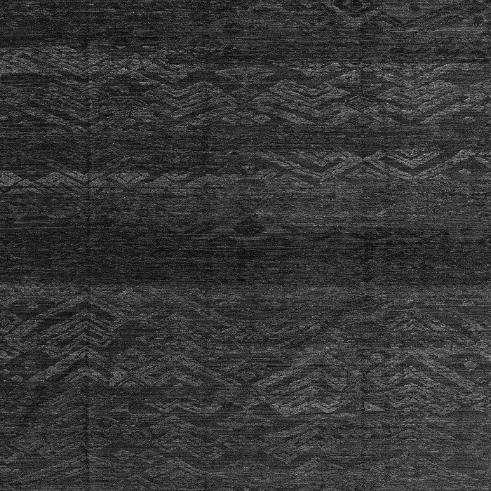 Square Machine Washable Abstract Gray Modern Rug, wshabs4608gry