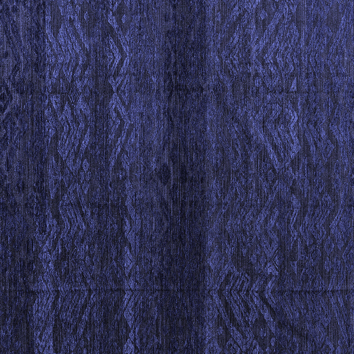 Square Abstract Blue Modern Rug, abs4608blu