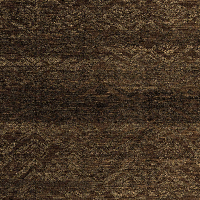 Machine Washable Abstract Brown Modern Rug, wshabs4608brn