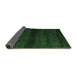 Sideview of Abstract Emerald Green Modern Rug, abs4608emgrn