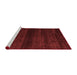 Modern Red Washable Rugs